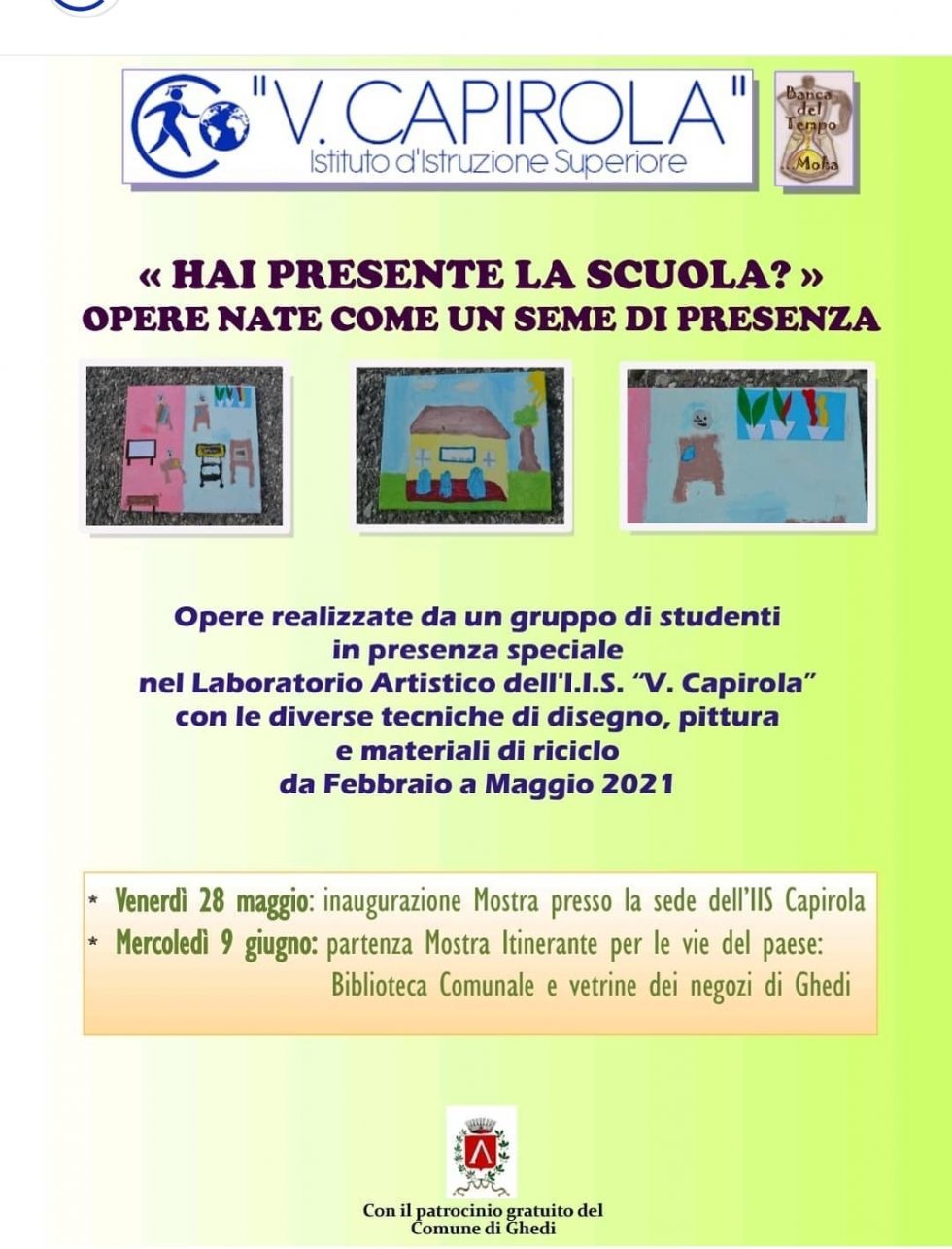 Progetto inclusione: Mostra laboratorio artistico – Sede di Ghedi